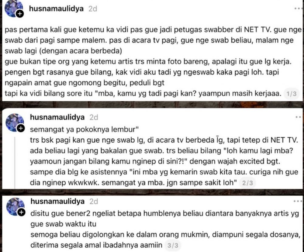 Jejak kebaikan Vidi Aldiano seakan tak habis, sempat kasih Rp7 juta ke sopir taksi buat mudik