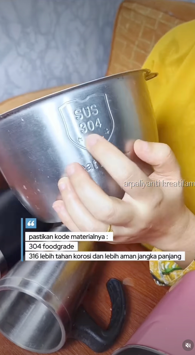 Cara cek stainless steel asli atau palsu pakai magnet, aman dipakai untuk alat masak dan makan?
