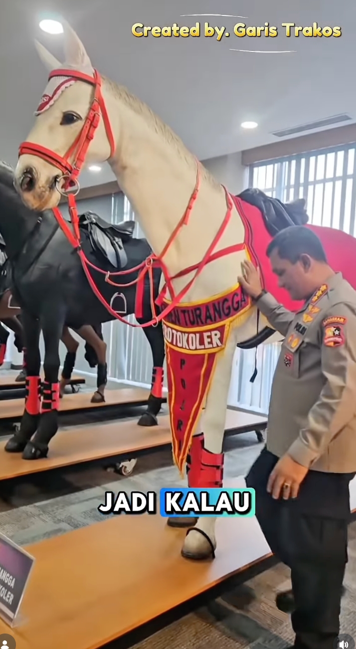 Intip 10 penampakan fasilitas simulator berkuda satu-satunya di Indonesia milik Ditpolsatwa Polri