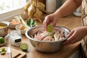 Ceker ayam empuk dan kesat buat opor Lebaran? Pakai trik marinasi praktis ini