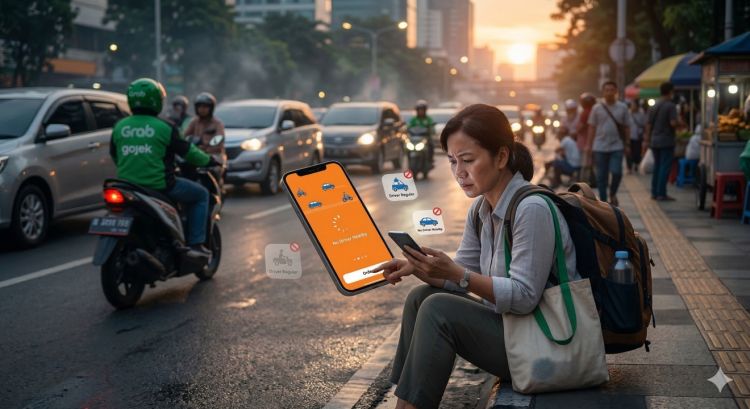 Viral ‘Krisis Ojol’, muncul netizen ngaku driver ungkap sistem yang bikin kamu susah dapat jemputan