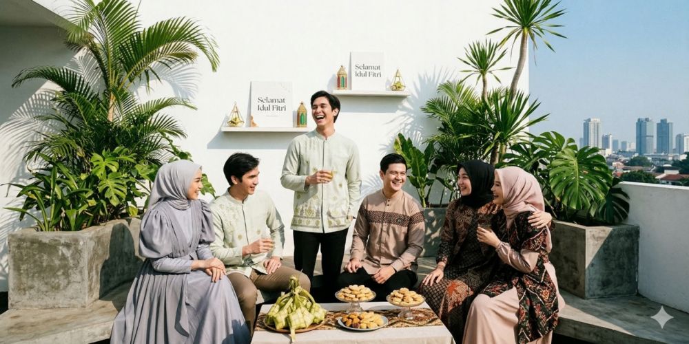 5 Angle foto reuni Lebaran yang bikin semua teman terlihat bagus di frame