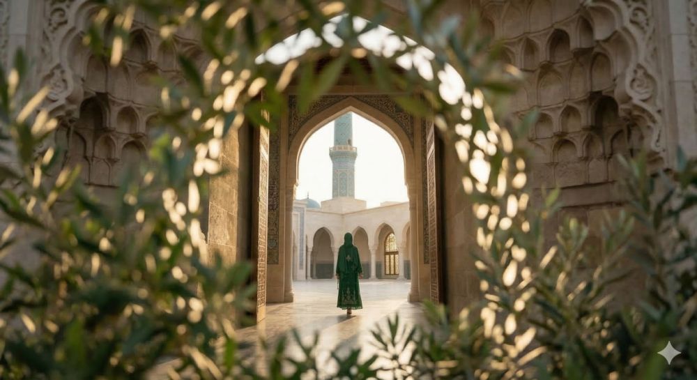 5 Angle foto Lebaran di masjid yang tetap sopan tapi tetap aesthetic