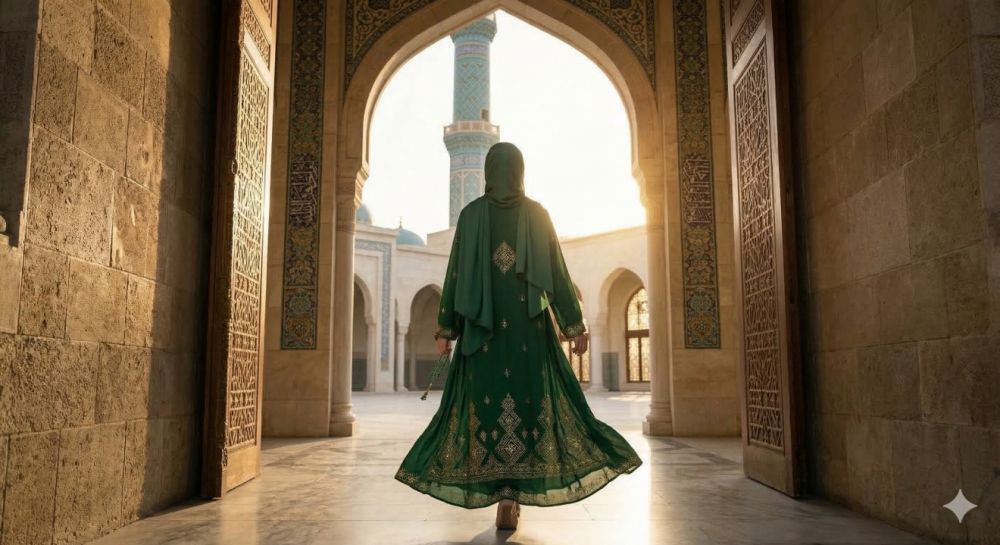 5 Angle foto Lebaran di masjid yang tetap sopan tapi tetap aesthetic