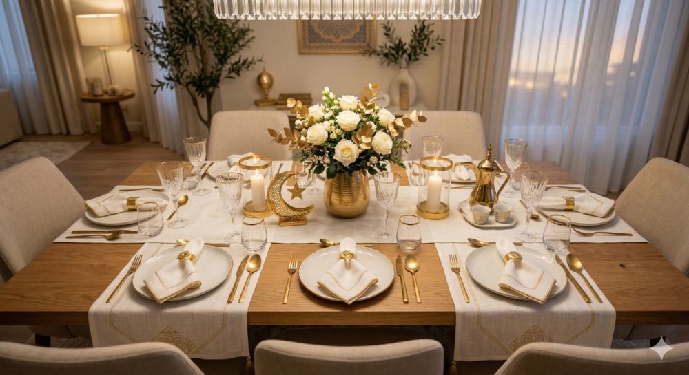 5 Inspirasi tata letak meja makan open house Lebaran agar terlihat mewah