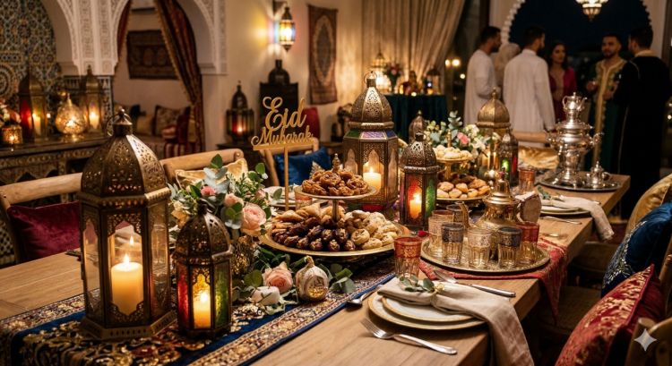 5 Inspirasi tata letak meja makan open house Lebaran agar terlihat mewah