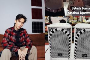 7 Potret sumbangan set audio system Vidi Aldiano ke mushola sehari sebelum berpulang