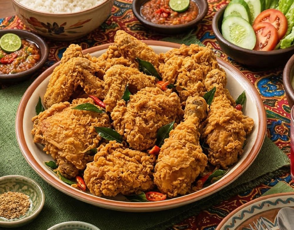 Yuk bikin ayam goreng tepung khas mekdi saat lebaran di kampung, ini resep & trik biar kriuknya nikmat