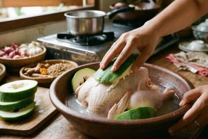 Ayam kampung alot jadi empuk tanpa presto, ini trik rahasia persiapan opor Lebaran