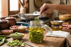 Cara mengawetkan petai untuk stok sambal goreng Lebaran, bebas bau dan tetap krenyes