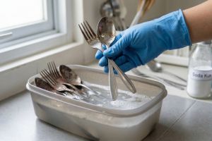 Sendok dan garpu stainless mulai berkarat? Ini cara membersihkan dan mencegahnya pakai bahan dapur