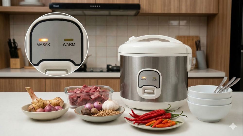  Cara masak rendang daging sapi 500 gram pakai magic com, solusi cerdas masak menu Lebaran