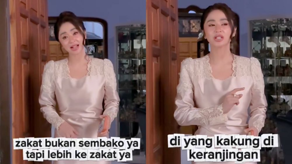 7 Momen hangat Dewi Perssik bagikan 8.400 paket zakat di Jember jelang Idulfitri