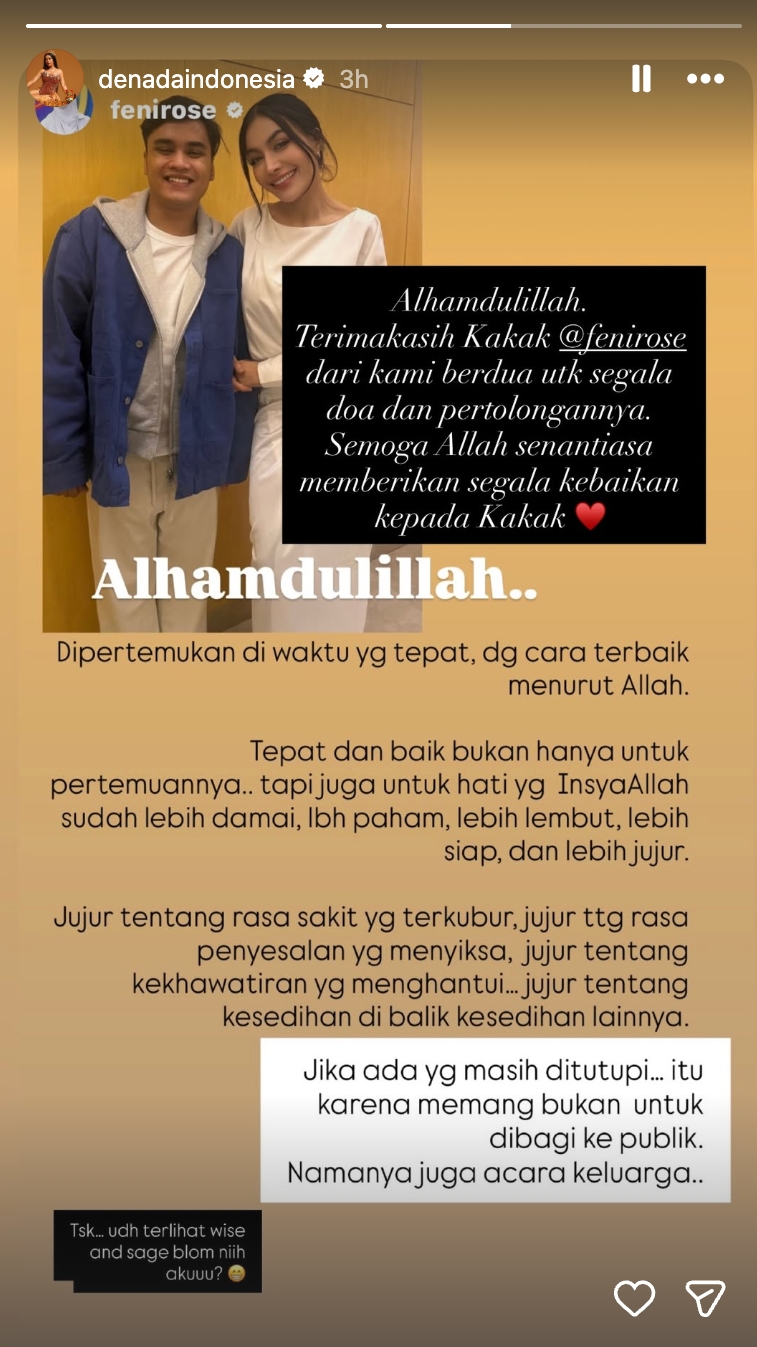 Denada dan Ressa akhirnya bertemu, 5 cerita di balik perjalanan bersatunya ibu dan anak ini