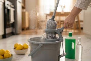 Cara lantai anti amis dan lengket di Hari Raya, cuma tambah bahan dapur, tamu betah berlama-lama