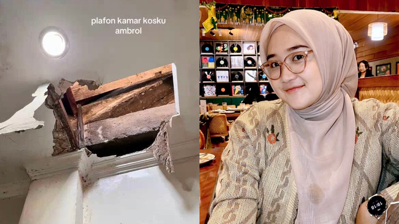 Cerita haru perempuan yang merasa disayang Allah usai selamat dari plafon kamar ambrol saat i’tikaf