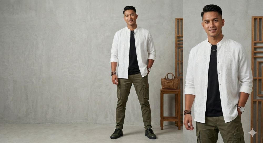 5 Cara mengubah gamis dan koko Lebaran jadi gaya kasual yang super trendy