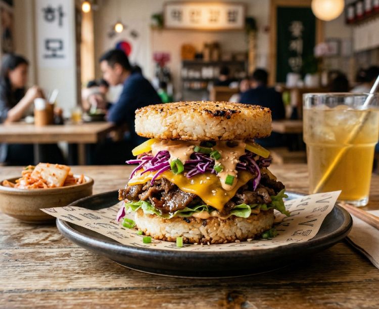 Resep Bulgogi Rice Burger yang lezat buat usir bosan masakan itu-itu saja, masaknya gampang!