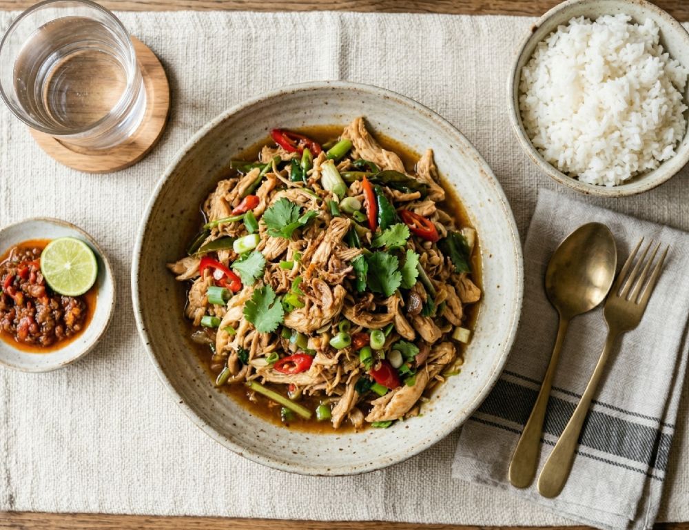 Resep lauk setelah lebaran yang lezat dan gampang bikinnya, yuk cobain hidangan tumis ayam suwir