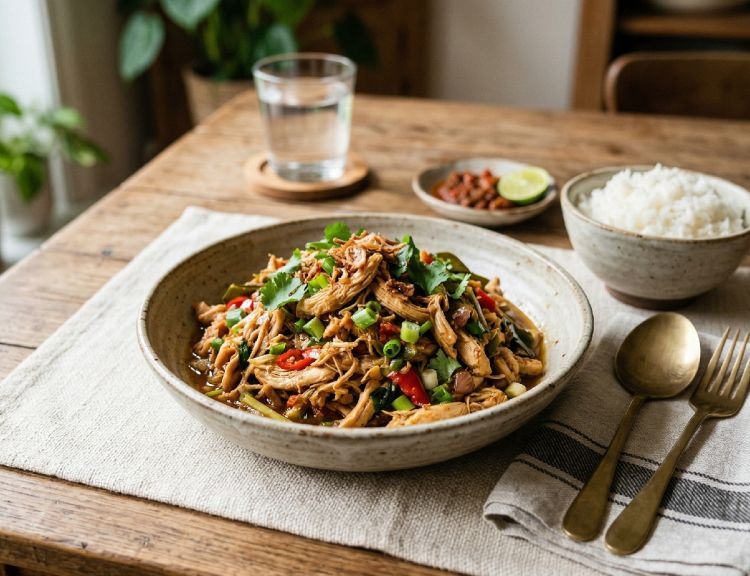 Resep lauk setelah lebaran yang lezat dan gampang bikinnya, yuk cobain hidangan tumis ayam suwir