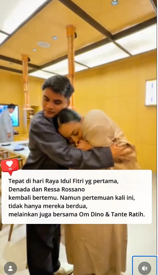 Tanpa media dan pengacara, begini suasana pertemuan Denada dan Ressa Rossano yang berujung damai