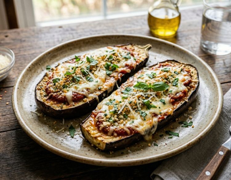 Bosen menu sayuran gitu-gitu aja? Yuk cobain resep terong panggang keju ini yang masaknya gampang