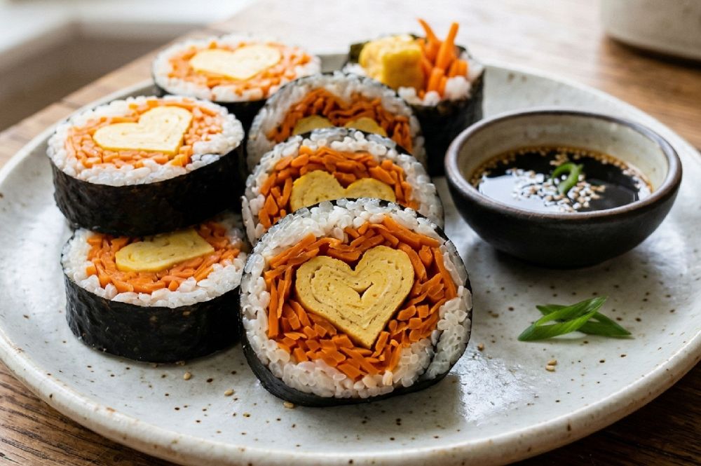 Bikin makanan bergizi nggak perlu ribet, ini resep kimbab wortel yang pasti disukai anak