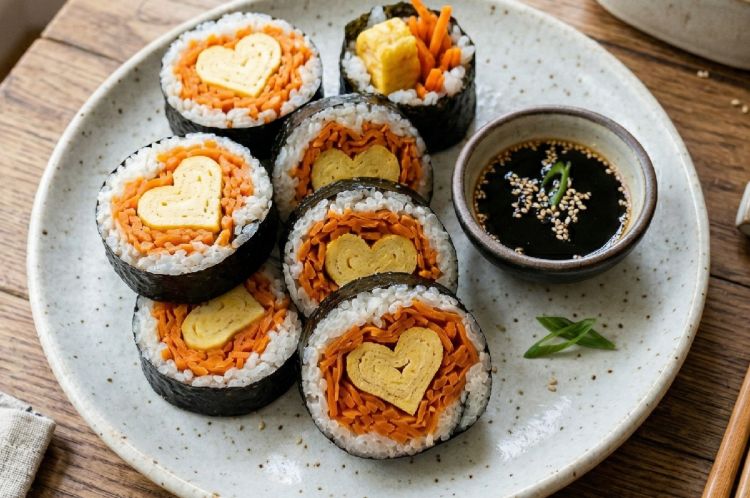 Bikin makanan bergizi nggak perlu ribet, ini resep kimbab wortel yang pasti disukai anak