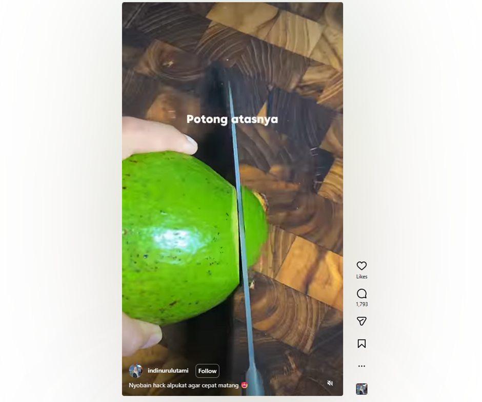 Cuma pakai garam, ini trik simpel bikin alpukat cepat matang dalam 1 hari