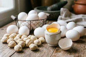 Cuma pakai kemiri, cara unik pisahkan kuning telur tanpa ribet & anti gagal