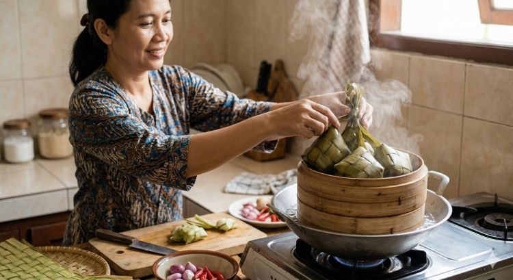 Ketupat sisa Lebaran mengeras? Ini cara menghangatkannya agar empuk lagi
