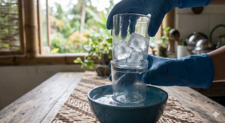 Gelas saling menempel setelah dicuci? Coba trik suhu ini agar mudah terpisah