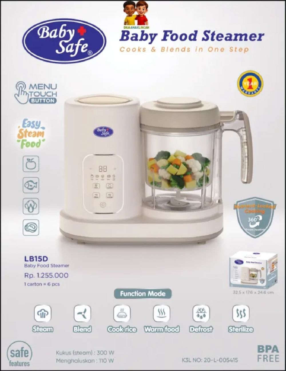 5 Rekomendasi chopper mpasi, harga murah plus perawatan gampang dan aman untuk si kecil