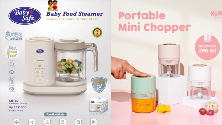 5 Rekomendasi chopper mpasi, harga murah plus perawatan gampang dan aman untuk si kecil
