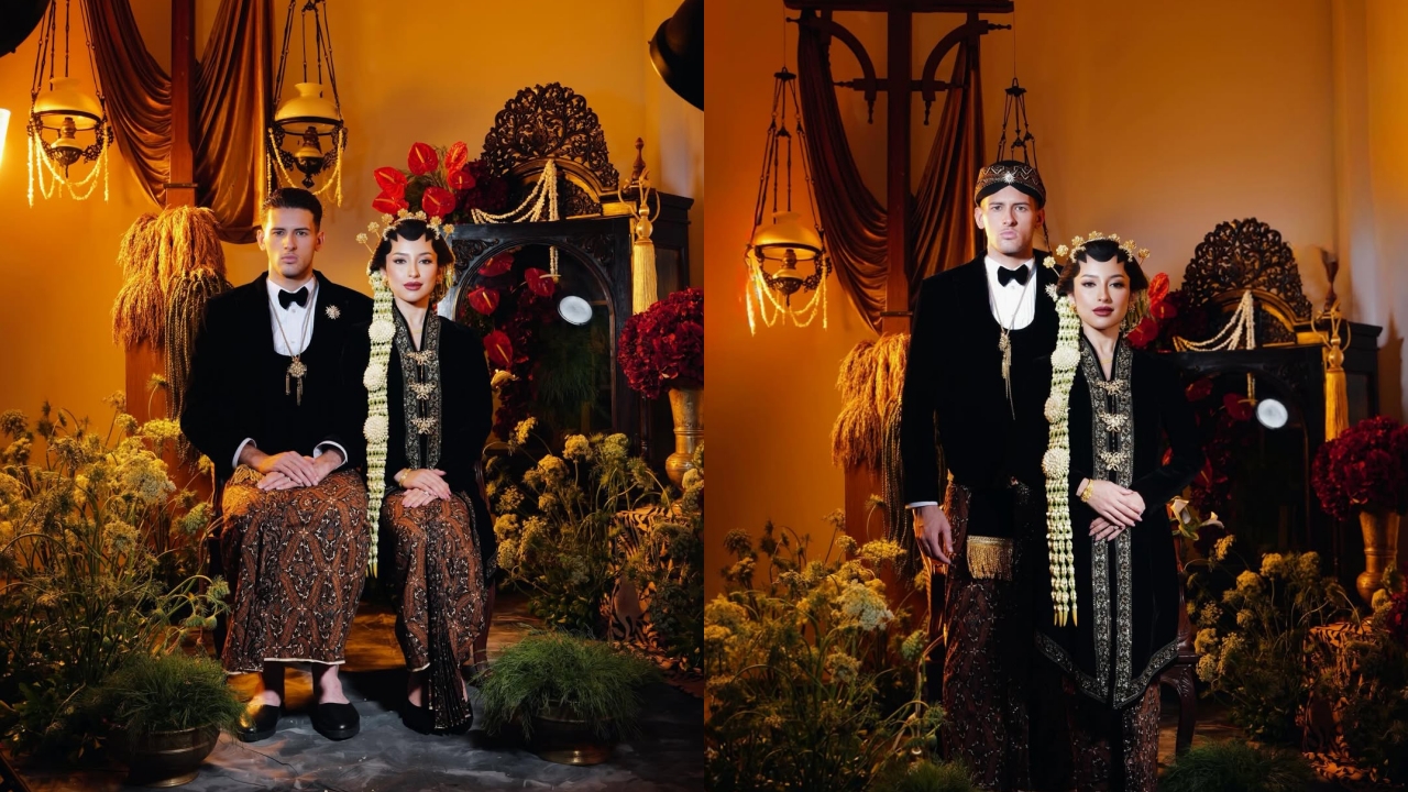 5 Gaya klasik Jennifer Coppen & Justin Hubner berbusana adat Jawa, penyatuan hati memulai kisah abadi