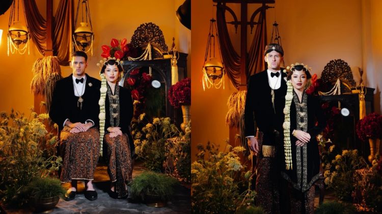 5 Gaya klasik Jennifer Coppen & Justin Hubner berbusana adat Jawa, penyatuan hati memulai kisah abadi
