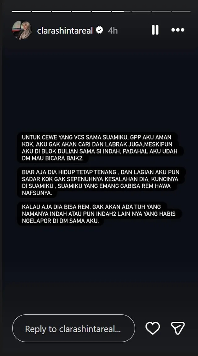 Duduk perkara konflik rumah tangga Clara Shinta: Ada kesepakatan 'yang selingkuh boleh dipublikasi'