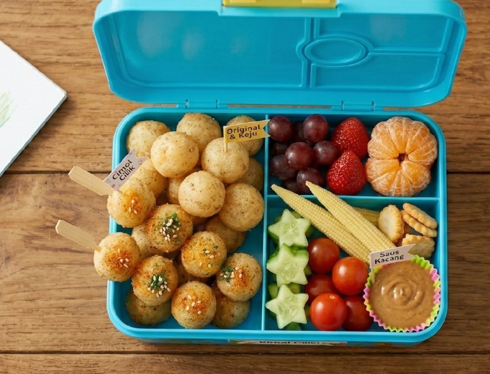 Si kecil suka jajan sembarangan? Yuk cobain resep bekal cimol tahu yang sehat dan gampang buatnya