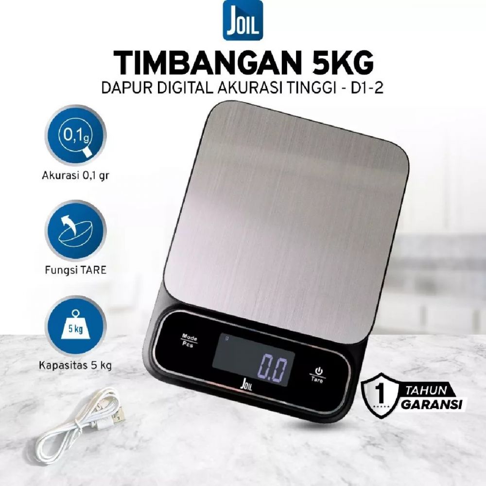 5 Rekomendasi timbangan digital dapur, pakainya gampang dan harga terjangkau