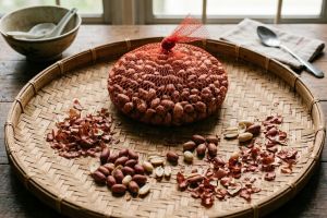 Trik ubah jaring apel jadi alat kupas kacang super cepat, emak-emak wajib coba