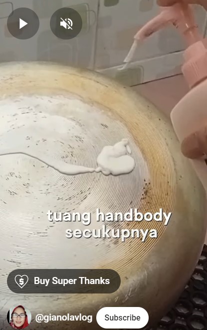 Cara mudah hilangkan kerak kuning di pantat teflon yang sering diabaikan ibu rumah tangga