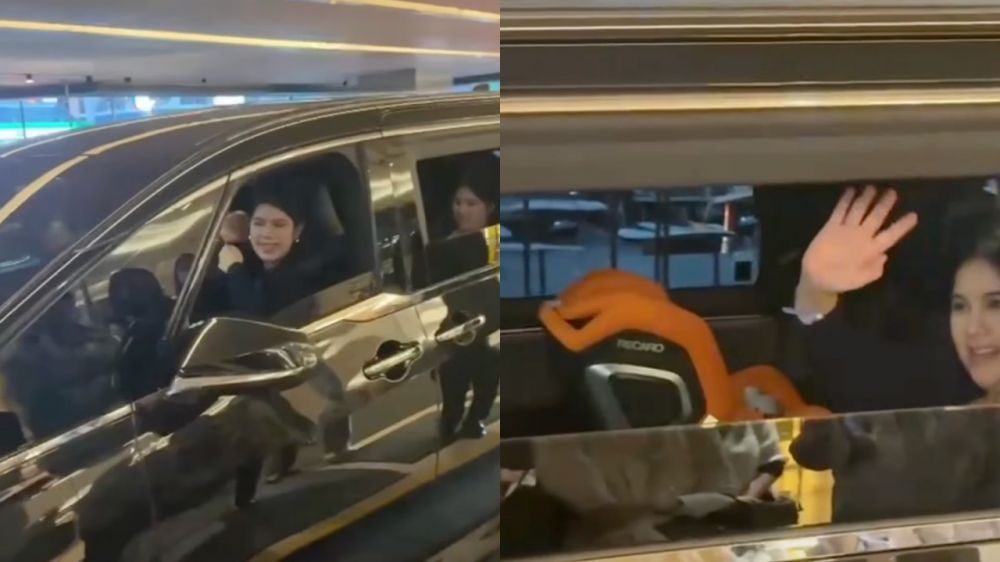 5 Potret hangat AHY jemput AHY Junior pulang ke rumah, aksi gendong baby hati-hati penuh sayang