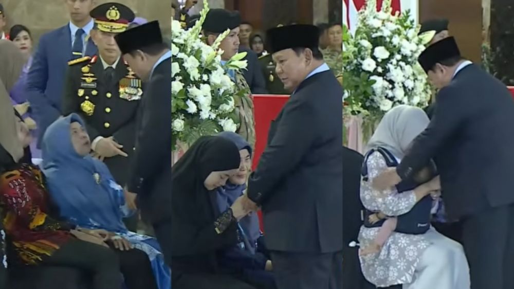 9 Potret suasana penghormatan terakhir 3 prajurit TNI gugur di Lebanon, Presiden beri dukungan moril