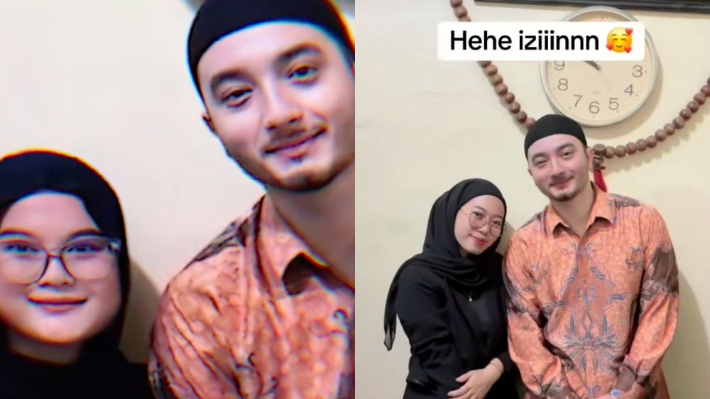 5 Potret Bryan Domani jadi saksi nikah ART, membaur dengan warga dan dikerubungi ibu-ibu