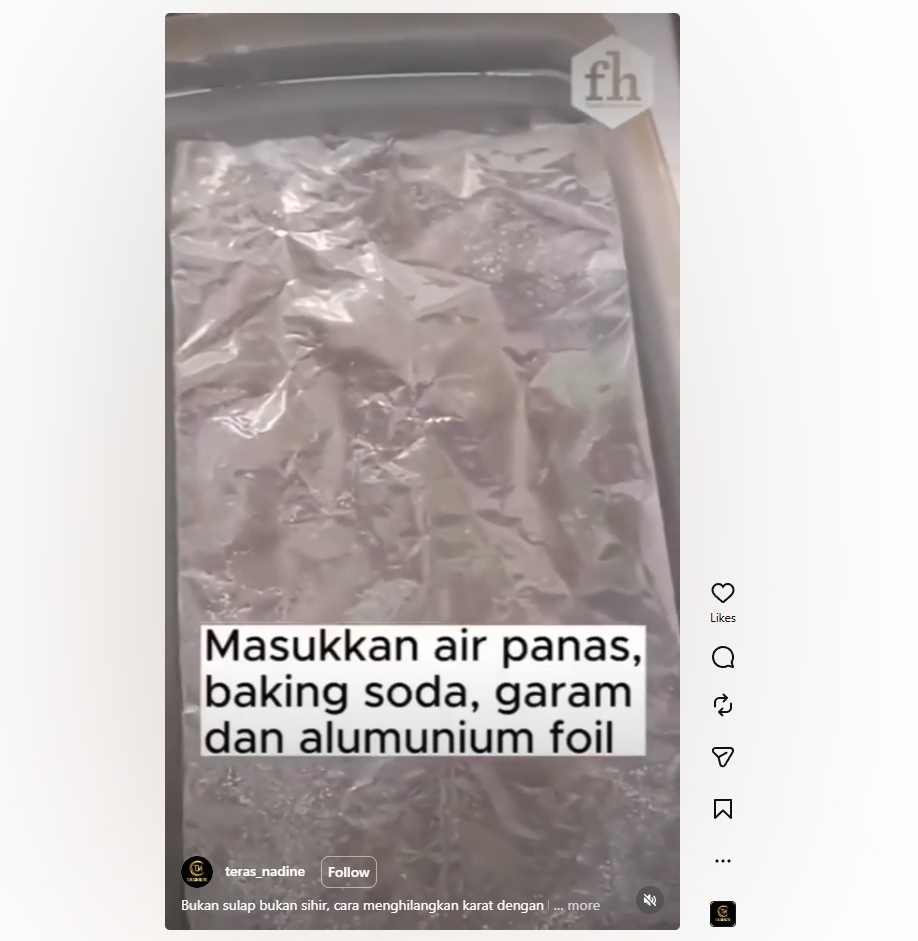 Sendok garpu berkarat di rumah? Ini cara cepat membersihkan karat pada alat aluminium dapur tak ribet