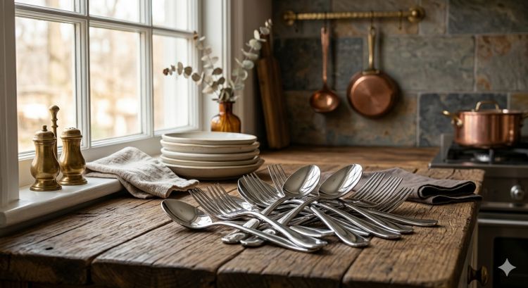 Sendok garpu berkarat di rumah? Ini cara cepat membersihkan karat pada alat aluminium dapur tak ribet