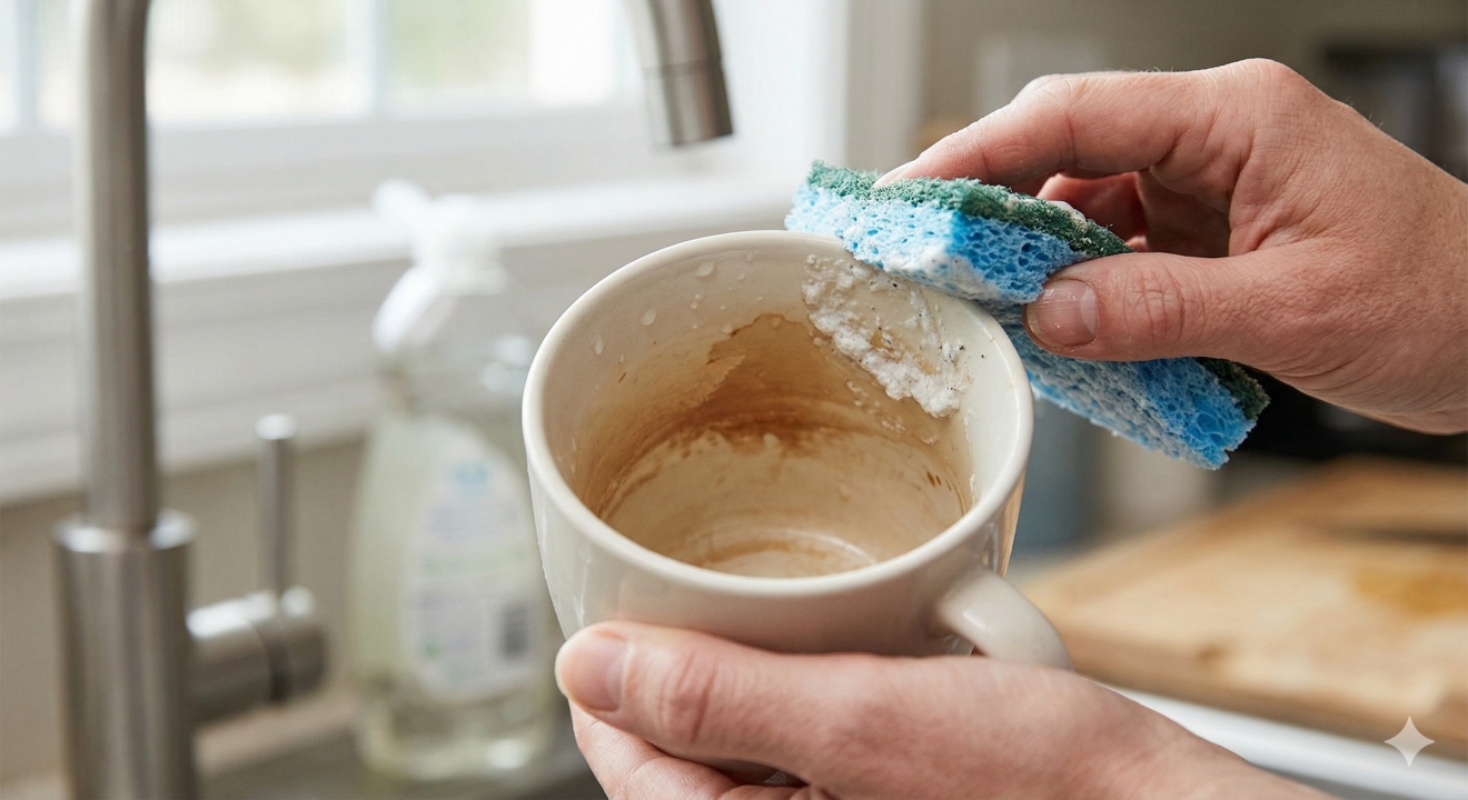 Bukan cuma sabun, ternyata ini cara benar cuci gelas bekas teh agar kembali kinclong