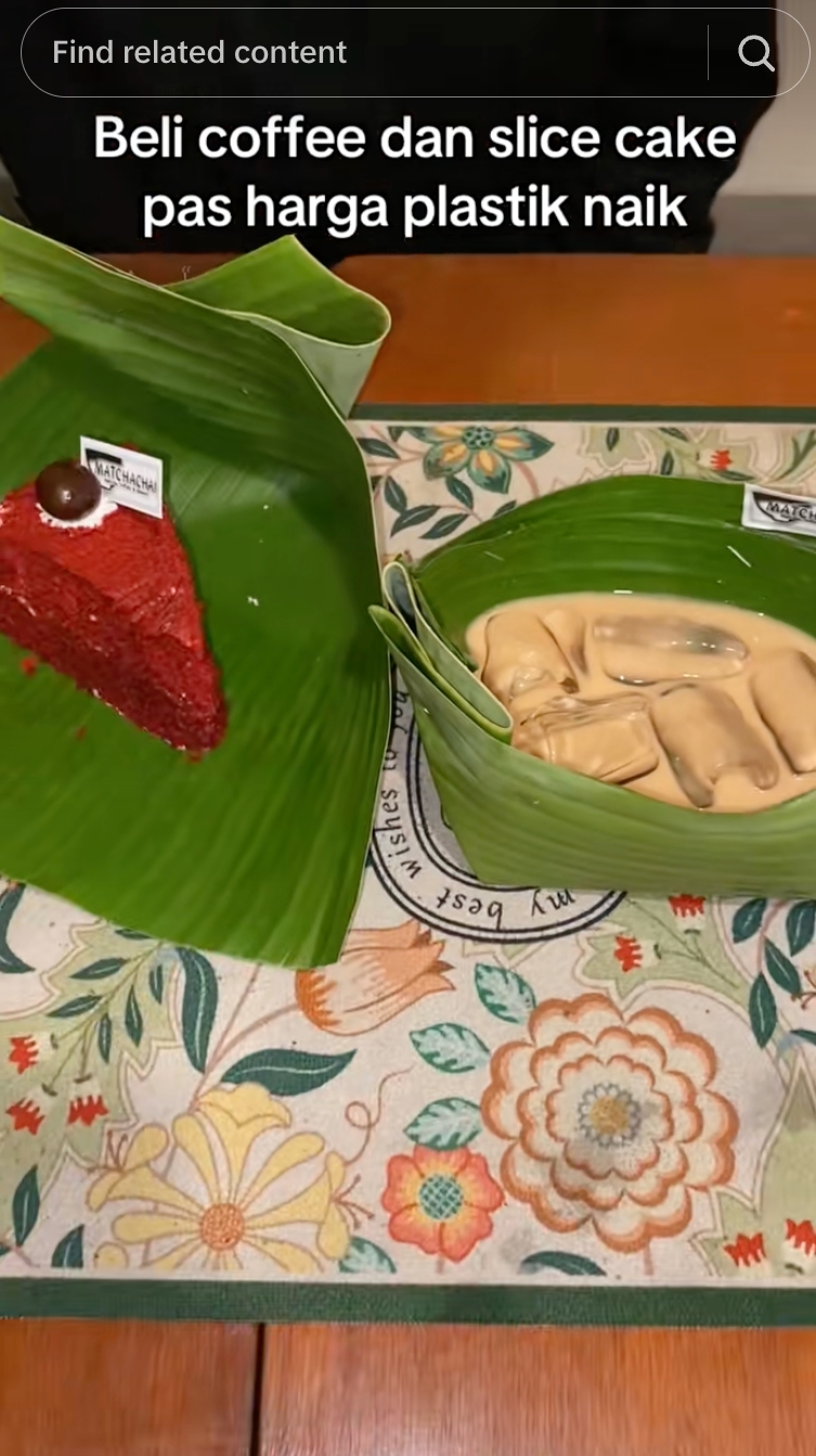 Harga plastik naik, beli slice cake serasa beli nasi pecel pincuk, intip 9 potret lucu kreasi warga