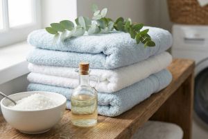 Handuk bau apek bikin risih? Ini cara ampuh cuci pakai garam dan cuka, hasilnya bikin kaget