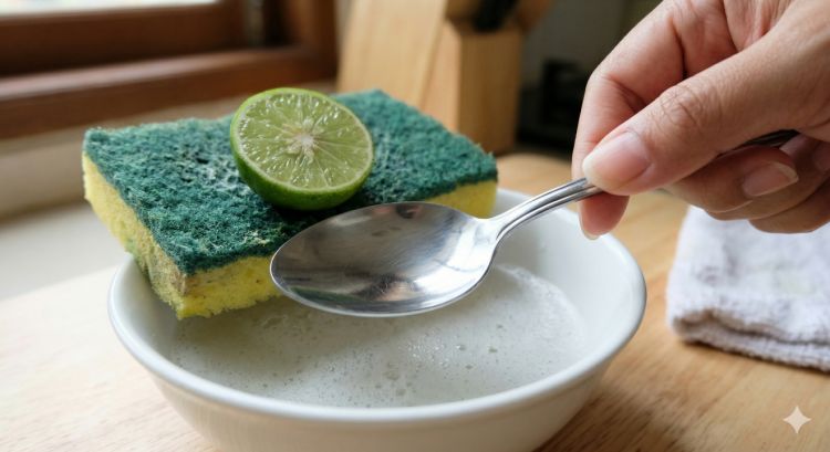 Bukan cuma sabun, ini 5 langkah pasti atasi sendok licin setelah makan kue
